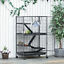 Large Rolling Steel Small Animal Habitat W/ Hammock &amp; 4 Doors, Removable Tray