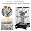 Small Animal Habitat Pet Play House for Ferret w/ Wheels Hammocks Tunnels