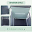 Outdoor Solid Wood 2-Floor Cat Condo Pet House Kitten Shelter with Window - Gray 842525142892