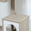 50&quot; 2-IN-1 Cat Tree with Cat Toilet Cabinet Condo Bed Sisal Scratching Post Pad