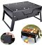 Portable Outdoor Barbeque Charcoal BBQ Grill Set Oven Foldable Carbon Grill CA
