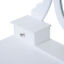 2-PC Dressing Table Set Vanity Makeup Desk Mirror Stool 5 Drawers Bedroom White