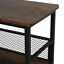 HOMCOM Three-Tier Storage Rack Foot Adjusted Multi-functional Space Saving