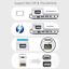 1080p HD Mini Display Port to HDMI Converter Adapter Male to Female Cable