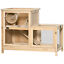 Large Hamster Cages and Habitats, Wooden Small Animal Cage w/ Seesaw, Tray