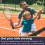 Badminton Tennis Net Set 13&quot; Adjustable Height Durable &amp; Portable w/ Carrying