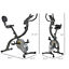 Recumbent Stationary Bike Adjustable Pressure Control Resistance Foldable w/ LCD