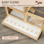 Large Hamster Cages and Habitats, Wooden Small Animal Cage w/ Seesaw, Tray