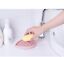 Soap Dish Holder Self Draining Leaf Shape Bar Soap Saver Suction Cup Bathroom CA