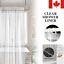 Clear Magnetic Bathroom Shower Curtain Liner Clear Waterproof Bath Accessories