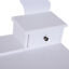 2-PC Dressing Table Set Vanity Makeup Desk Mirror Stool 5 Drawers Bedroom White