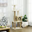 Cat Tree Activity Center w/ Jute Scratching Post, Condo, Hanging Ball Toy