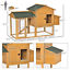 Wooden Outdoor Hen House Large Chicken Coop w/ Removable Tray, Nesting Box, Ramp 196393165829