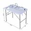 31.9&quot; Folding Table Camping BBQ Fishing Table with Faucet and Sinks Portable