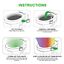 8 Colors Toilet Bowl LED Night Light Motion Activated Seat Sensor Lamp Bathroom