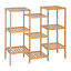 9 Tier Bamboo Storage Rack DIY Plant Stand Storage Holder Home Organizer