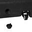 Cantilever Offset Umbrella Base Stand Fillable Umbrella Holder w/ Wheels, Black
