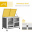 Indoor Critter Cage Rabbit Hutch W/ Ramp Small Animals