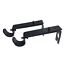 3PCS Bracket Hang Curtain Rod Holders Single Hook Tap Right Window Frame Rod CA