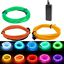 5M EL Wire Flexible LED Neon Strip Rope Light For Garden Car Party Decoration CA