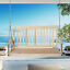 2-Person Heavy Duty Hanging Swinging Outside Front Bench w/ Fir Wood, Natural