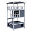 Feral Cat House, Kitten Condo Shelter w/ Raised Base &amp; Asphalt Roof, Grey 842525142885