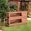 Outdoor Rabbit Hutch with Wheels, Quick on-the-Go Feeding, Wooden Rabbit Cage 196393256855