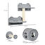 5PCs Cat Wall Shelves with Condo, Scratching Post, Jumping Platform, Cushion