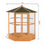 Large Wooden Aviary Flight Bird Cage With Covered Roof Outdoor Wood Aviary