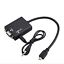 Micro HDMI to VGA Converter Adapter With Audio Output For Camera Computer NEW K
