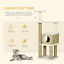 Cat Tree Activity Center w/ Jute Scratching Post, Condo, Hanging Ball Toy