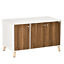 Cat Litter Box Enclosure Hidden Cat Furniture w/ Adjustable Shelf Magnetic Door 196393066720
