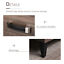 4-Drawer Dresser Storage Cabinet with 4-Tier Shelves for Living Room &amp; Bedroom