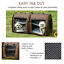 Large Portable Double Cat Pet Carrier Kennel Bag Oxford Travel Car Seat