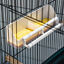Large Bird Cage with 1.7 ft. Width, Bird Aviary Indoor with Multi-Door Design 196393257432