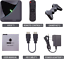 FRIGEDAEG Video Game Console with 60000+ Games A95X Retro Game Box 2 Controllers