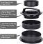 Non Stick 3 in 1 Burger Press Stuffed Hamburger Patty Molds Sliders BBQ Maker CA