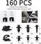200 Pcs Car Trim Removal Tool Kit Set Hand Tools Pry Bar Panel Door Interior