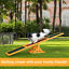 Pet Seesaw Wood Dog Supply Sport Training Equipment Run Game Weather Resistant 842525165815