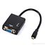 Micro HDMI to VGA Converter Adapter With Audio Output For Camera Computer NEW K