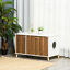Cat Litter Box Enclosure Hidden Cat Furniture w/ Adjustable Shelf Magnetic Door 196393066720