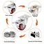 4pc 4 inch Heavy Duty Swivel Casters Wheels Directional Roller Bearing Fixed Set