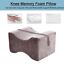 Memory Foam Knee Pillow Orthopedic Leg Pillow Designed for Side Sleepers Cushion