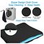 Double Gel Seat Cushion Thick Egg Seat Cushion Breathable Design Non-Slip Cover