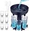 6 Shot Glass Dispenser Holder Wine Drinking Liquor Dispenser Party Games Pourer