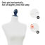 Dress Form Female Mannequin Torso Dressmaker Stand Display White