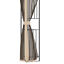 12&apos; x 10&apos; Patio Gazebo Outdoor Canopy Shelter with Double Tier Roof, Brown