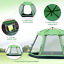 6 Person Camping Tent Pop-up Design with 4 Windows 2 Doors Portable Carry Bag