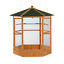 Large Wooden Aviary Flight Bird Cage With Covered Roof Outdoor Wood Aviary