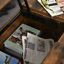 HOMCOM Foldable  Lift Top Coffee Table Convertible Furniture with 2 Storage